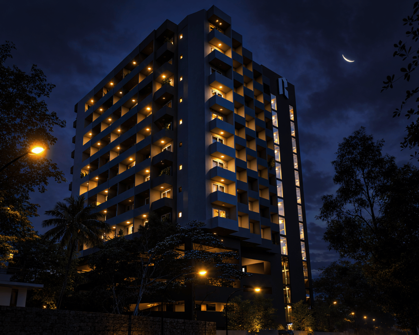Rush Court 6 building view in Mount Lavinia